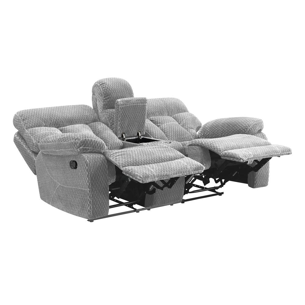 BRAVO SOFA-LOVESEAT AND RECLINER SET-STONE - MyWaynesHome #