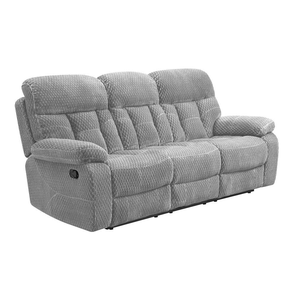 BRAVO SOFA-LOVESEAT AND RECLINER SET-STONE - MyWaynesHome #