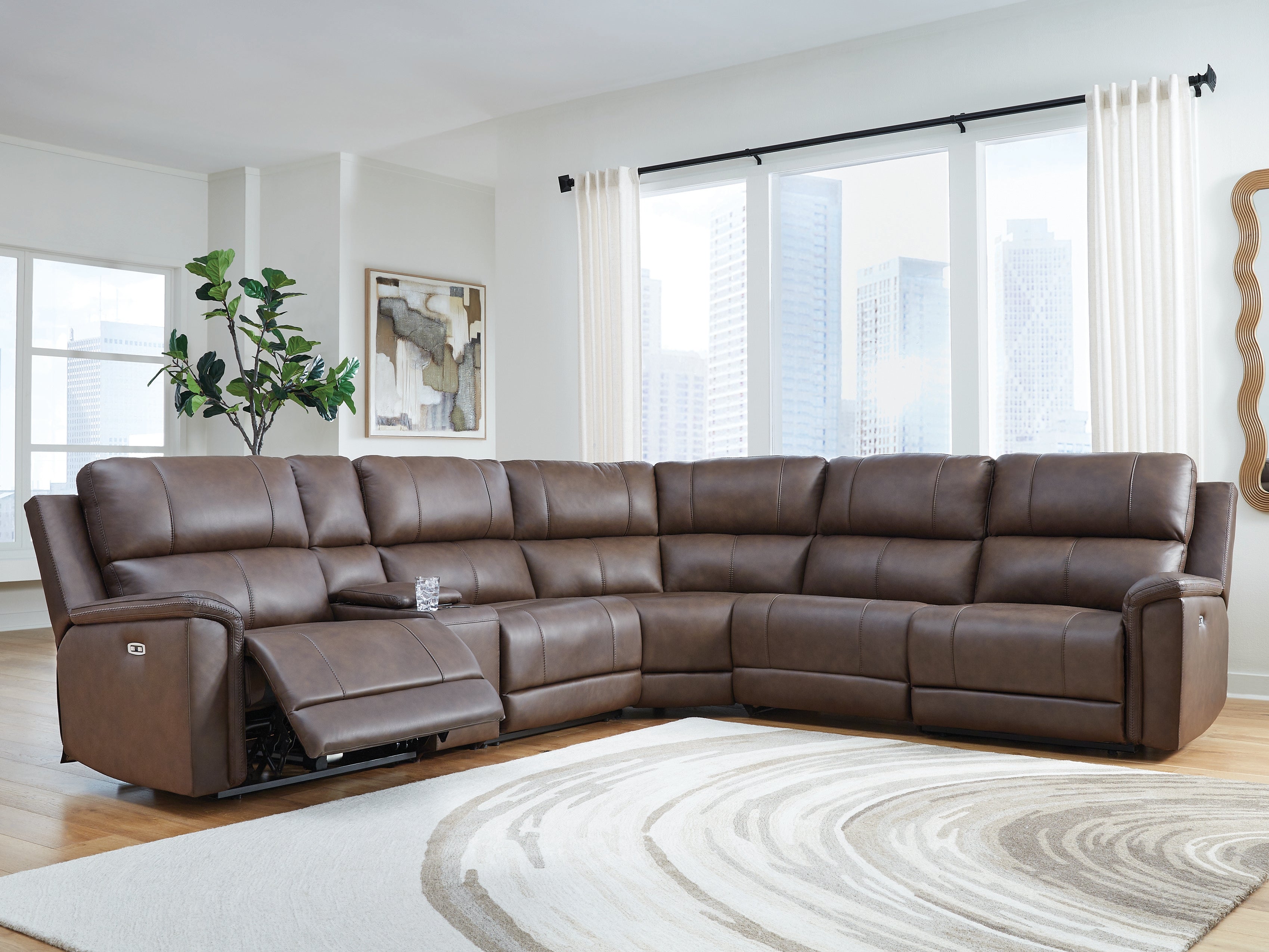 Bleckley 6-Piece Power Reclining Sectional