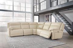 Double Deal 5-Piece Power Reclining Sectional - MyWaynesHome #