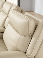 Double Deal 2-Piece Power Reclining Loveseat Sectional with Console - MyWaynesHome #