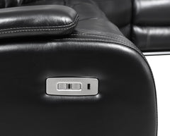 Orion 3 Piece Reclining Sectional -Black - MyWaynesHome #
