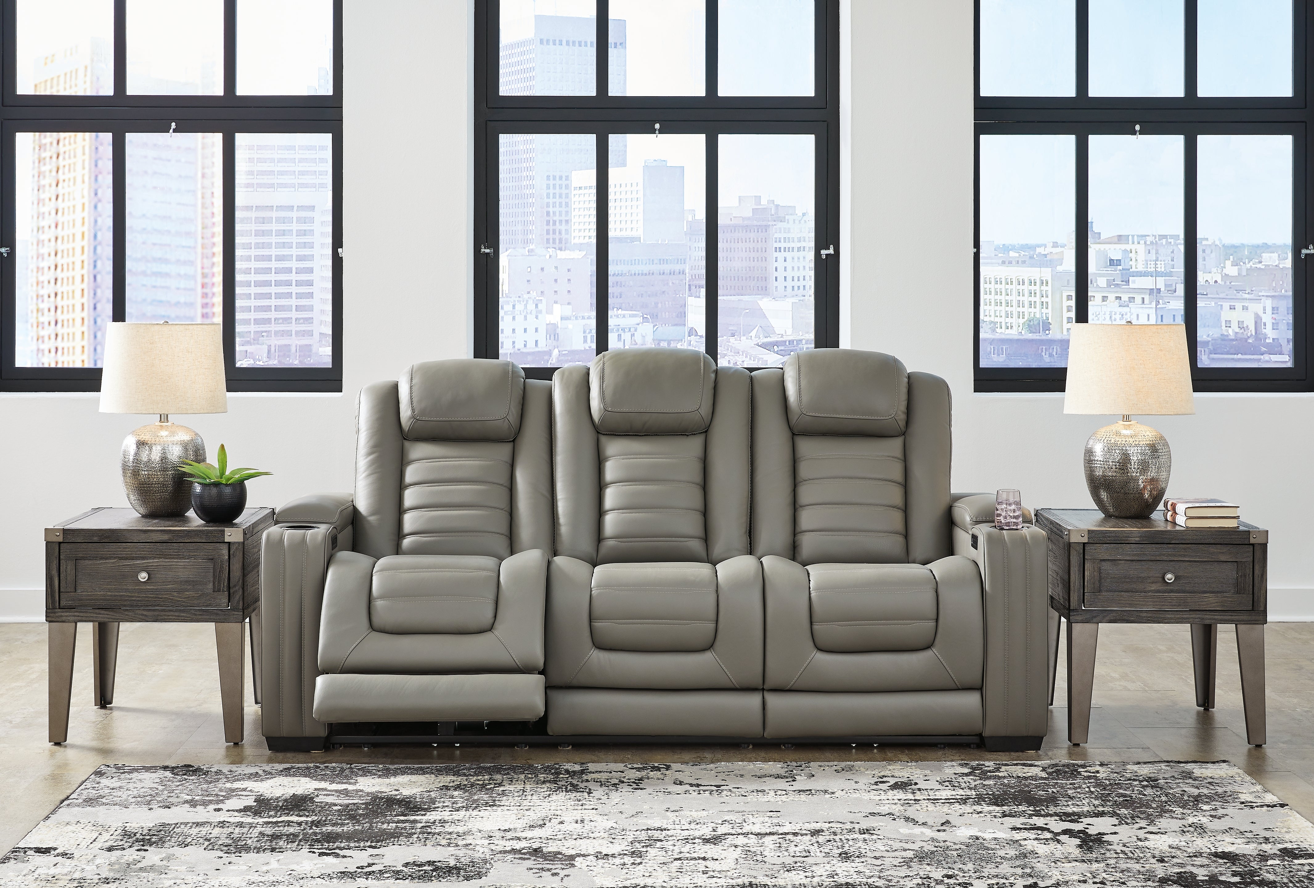 Backtrack Power Reclining Sofa and Loveseat