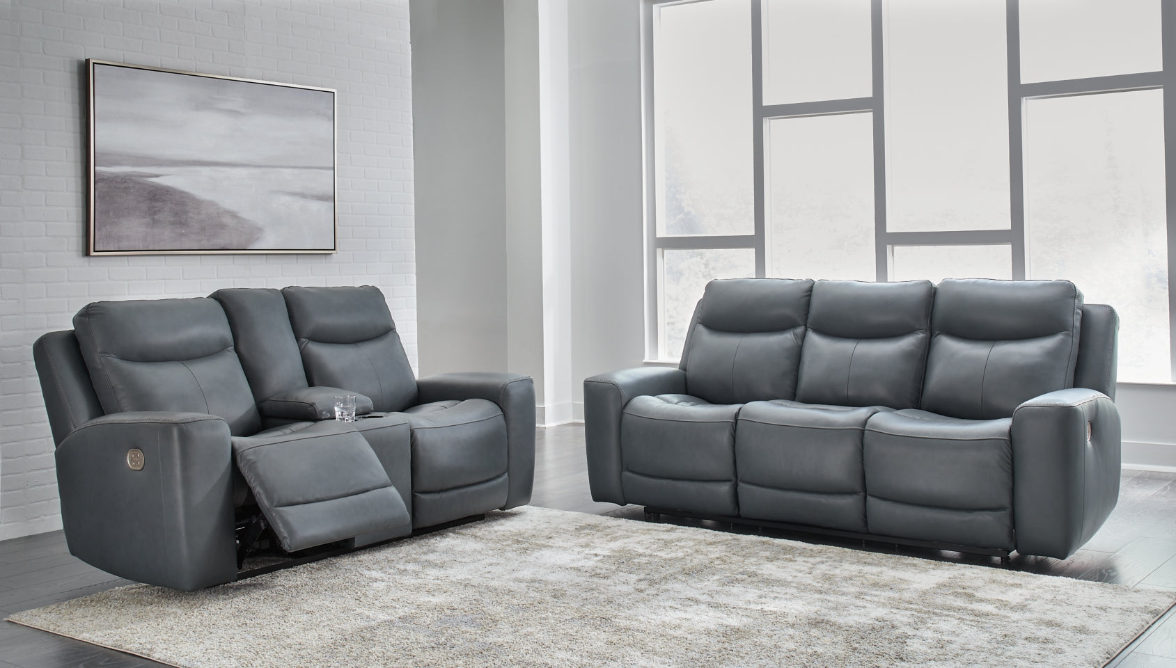 Mindanao Power Reclining Sofa and Loveseat