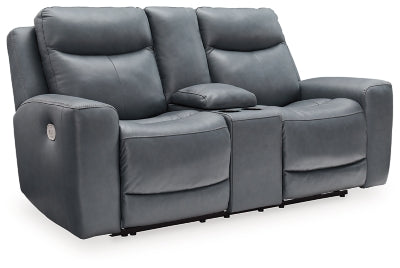 Mindanao Power Reclining Loveseat with Console - MyWaynesHome #