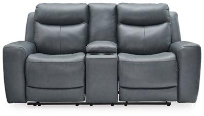Mindanao Power Reclining Loveseat with Console - MyWaynesHome #
