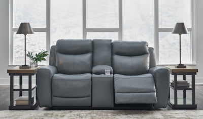 Mindanao Power Reclining Loveseat with Console - MyWaynesHome #