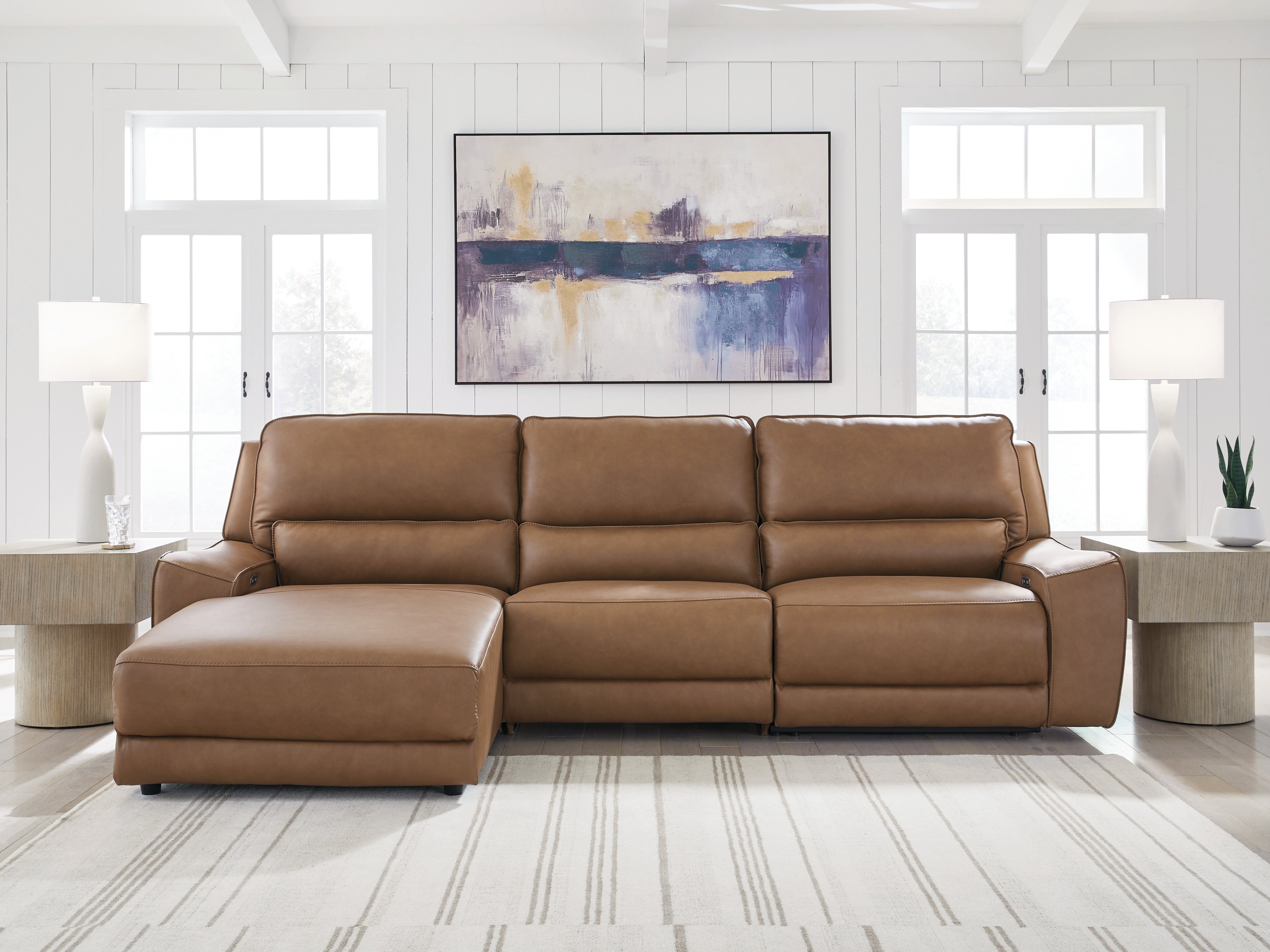 DeepWakes 3-Piece Reclining Sofa Chaise