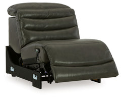 Center Line 3-Piece Sectional Sofa and 3-Piece Loveseat with Console