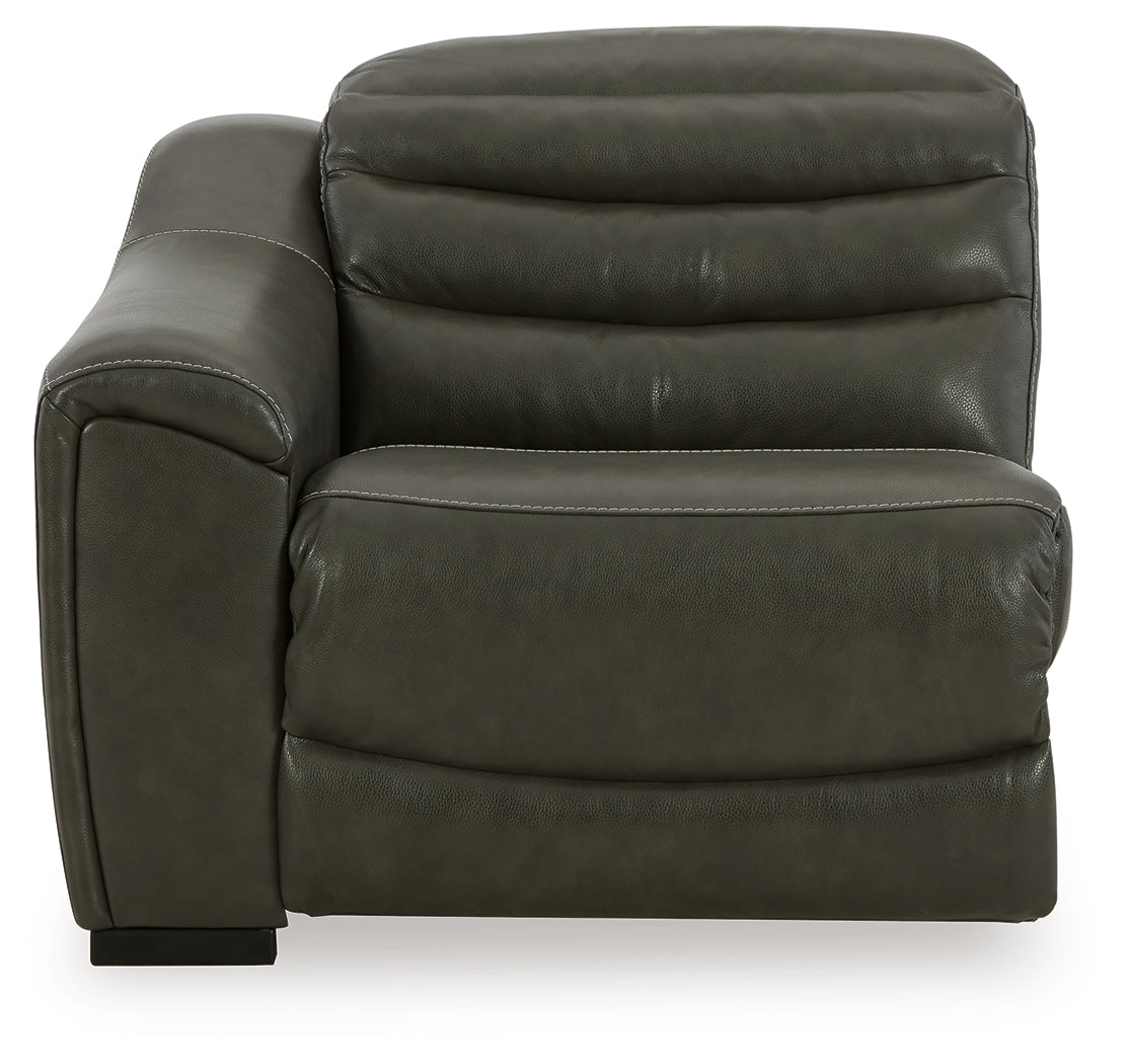 Center Line 3-Piece Sectional Sofa and 3-Piece Loveseat with Console