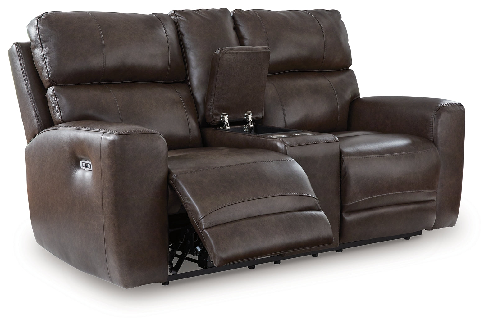 Crossplex Power Reclining Loveseat with Console