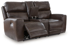 Crossplex Power Reclining Loveseat with Console