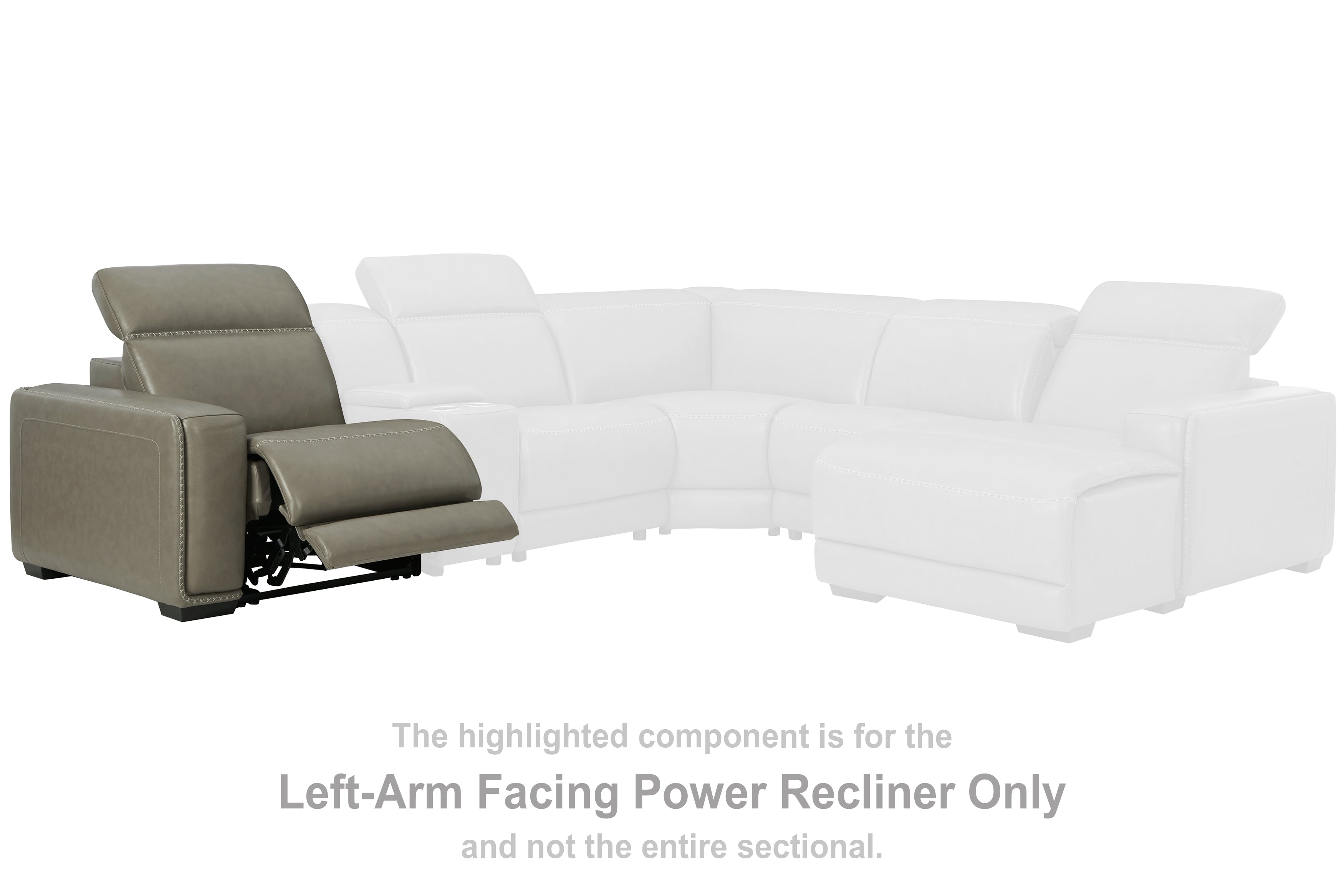 Correze Left-Arm Facing Power Recliner