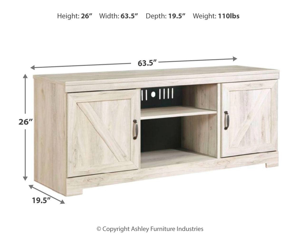Bellaby 63" TV Stand