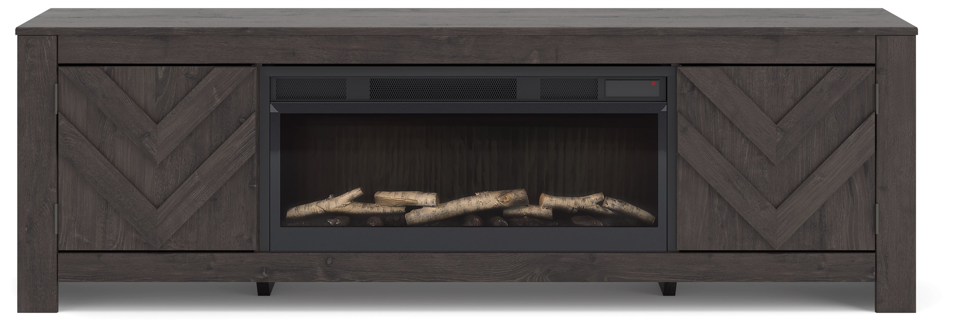 Cayboni 71" TV Stand with Electric Fireplace