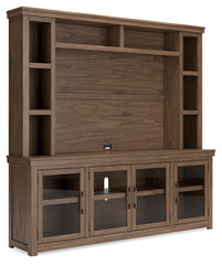 Boardernest 85" TV Stand with Hutch