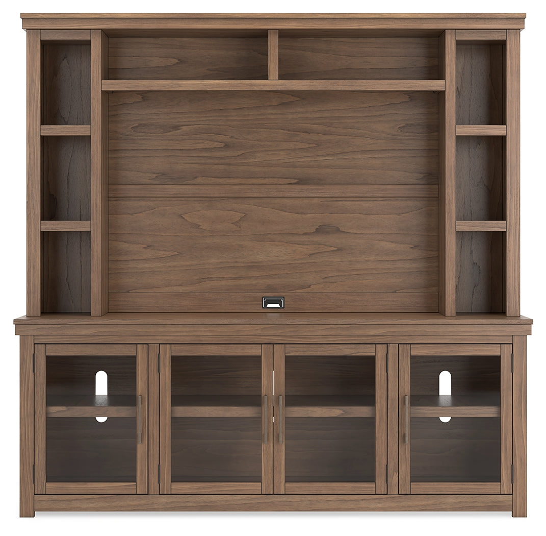Boardernest 85" TV Stand with Hutch