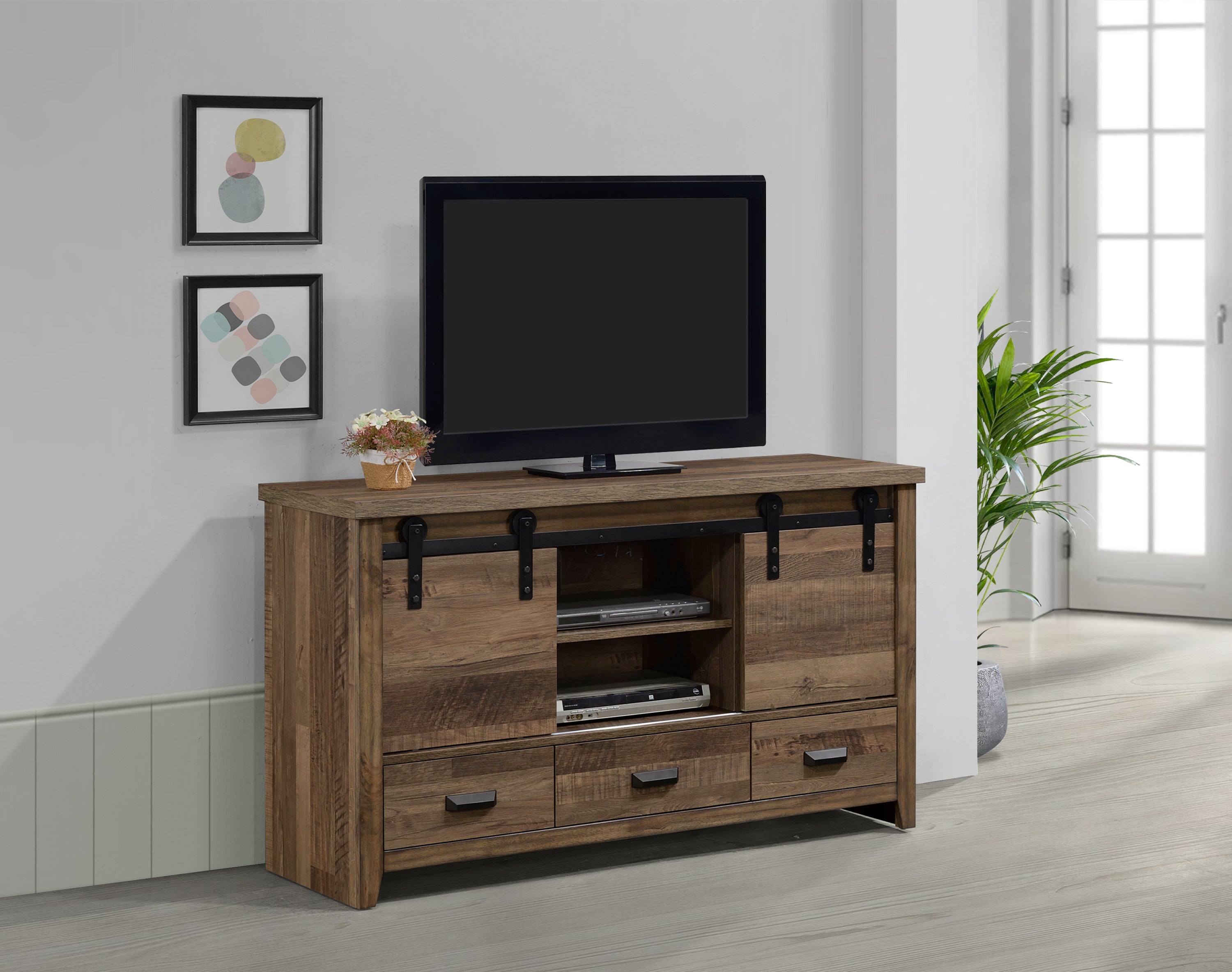 Calhoun Brown 60" TV Stand - MyWaynesHome #