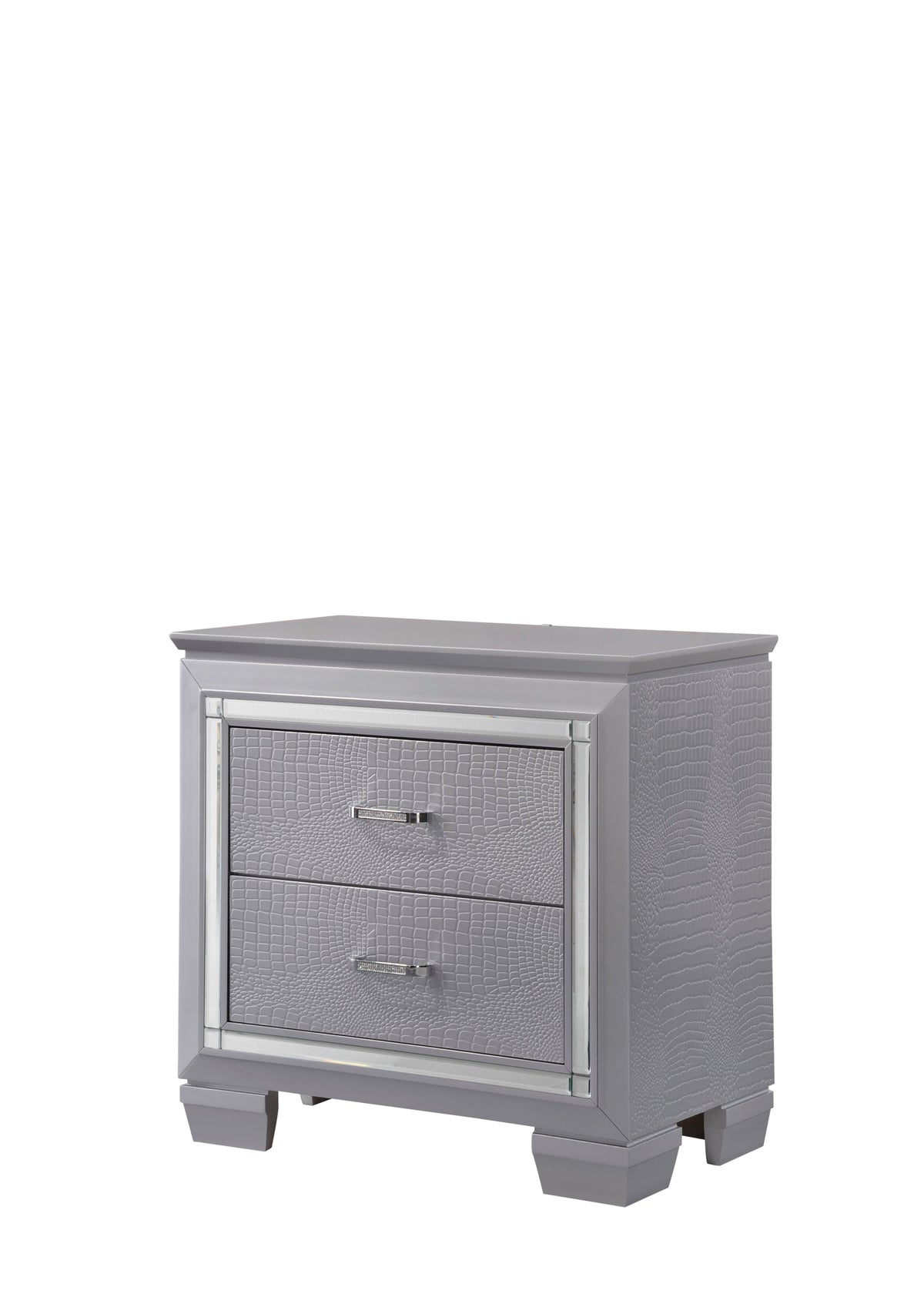 Lillian Silver Nightstand - MyWaynesHome #