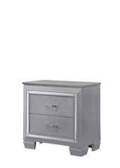 Lillian Silver Nightstand - MyWaynesHome #