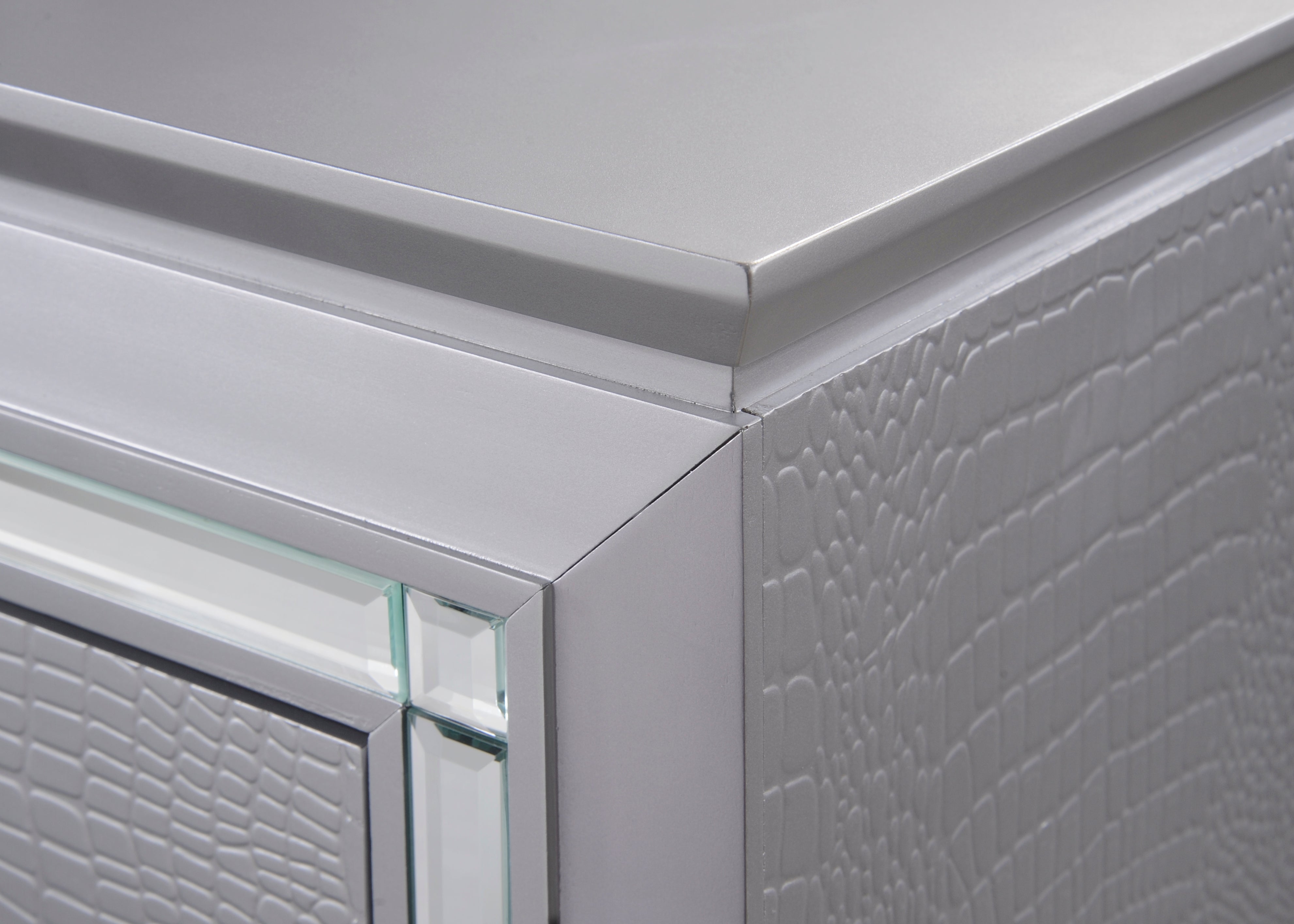 Lillian Silver Nightstand - MyWaynesHome #