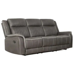 Enzo Dual Reclining Sofa - Gray
