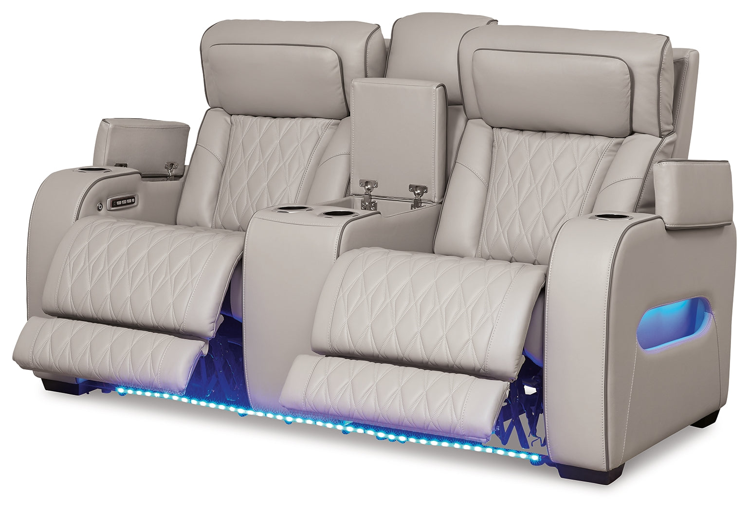 Boyington Power Reclining Loveseat with Console - MyWaynesHome #