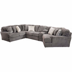 Mammoth Modular 5 Piece Sectional with Piano Wedge and Storage Console - MyWaynesHome #