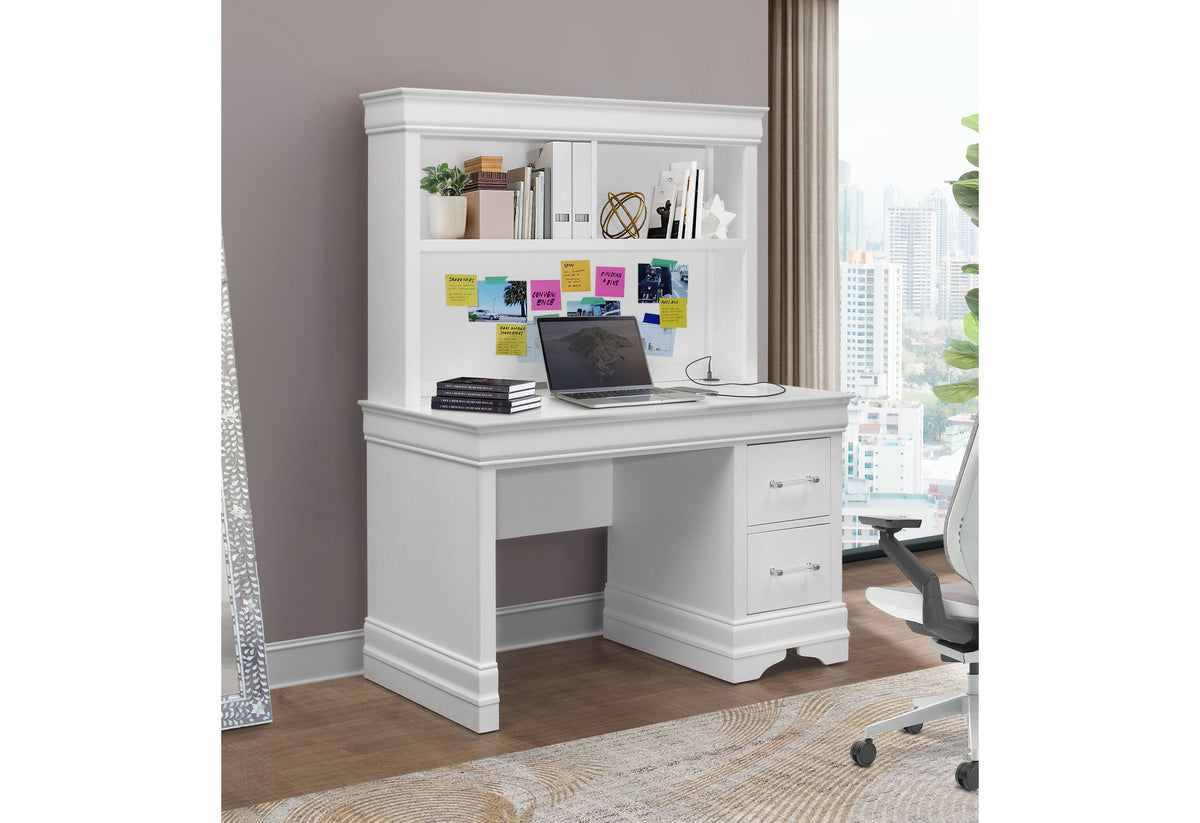 CHARLIE - DESK WITH HUTCH - MyWaynesHome #