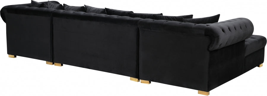 Presley 3pc. Velvet Sectional - MyWaynesHome #