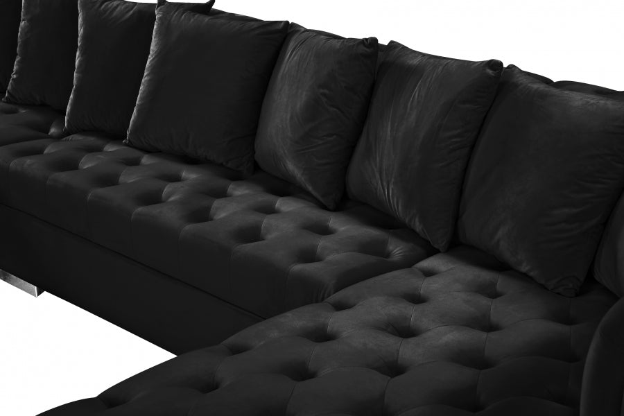 Presley 3pc. Velvet Sectional