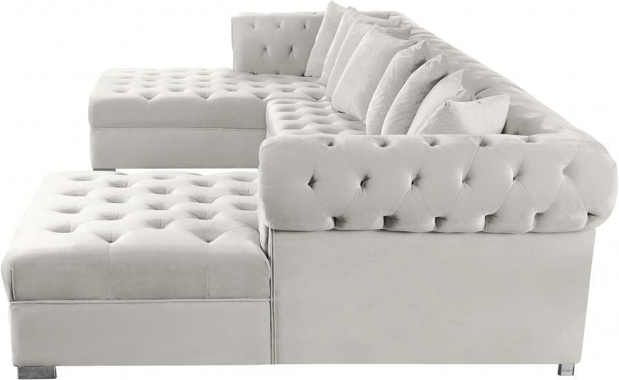 Presley 3pc. Velvet Sectional - MyWaynesHome #