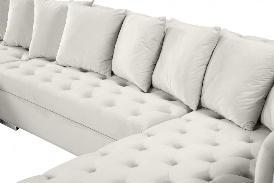 Presley 3pc. Velvet Sectional - MyWaynesHome #