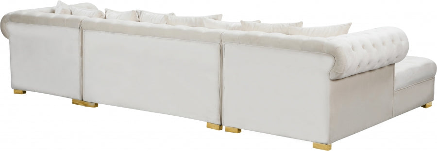 Presley 3pc. Velvet Sectional - MyWaynesHome #