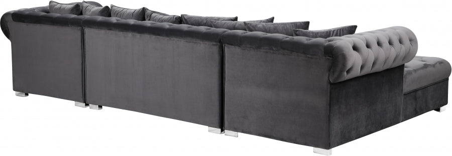Presley 3pc. Velvet Sectional