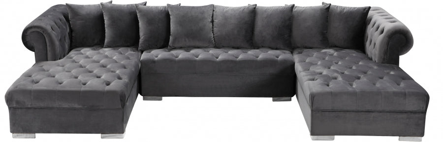 Presley 3pc. Velvet Sectional