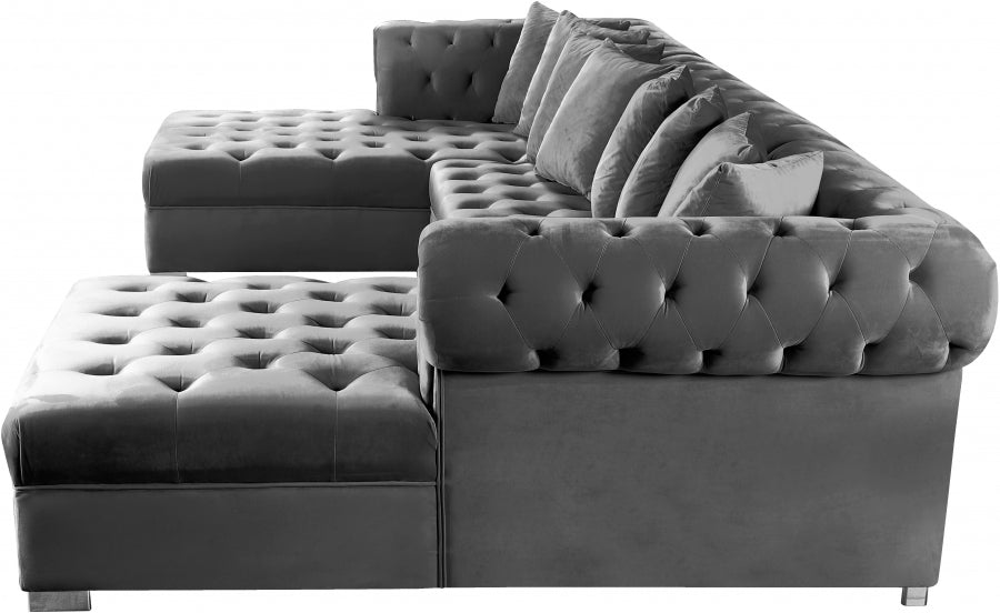 Presley 3pc. Velvet Sectional