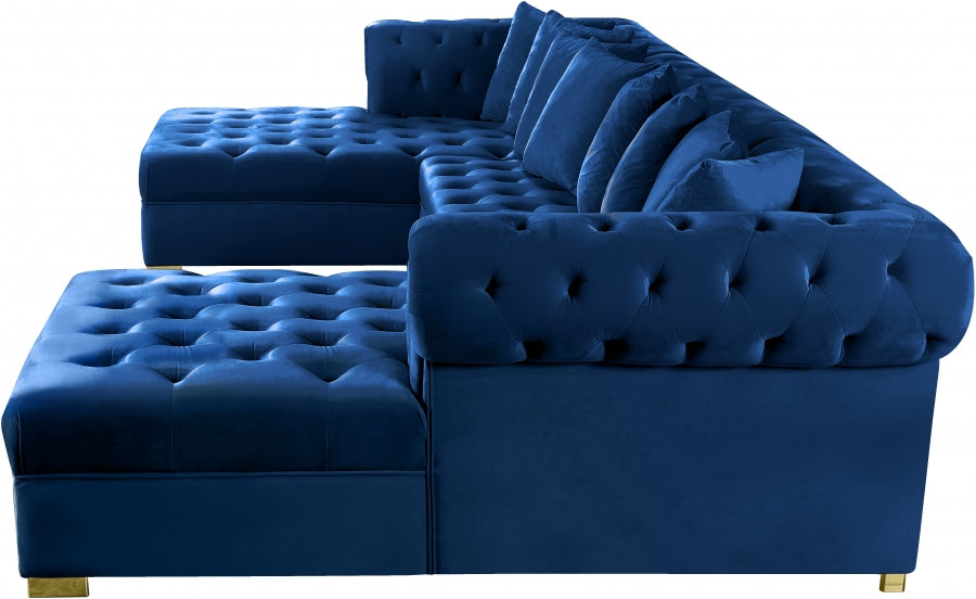 Presley 3pc. Velvet Sectional