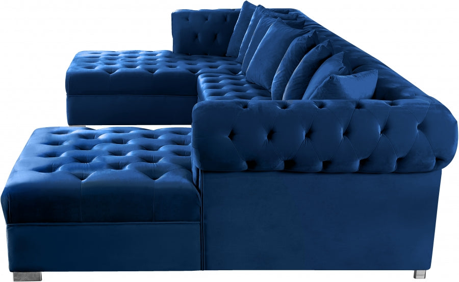 Presley 3pc. Velvet Sectional