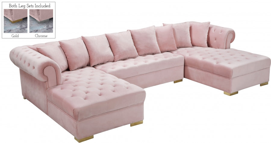 Presley 3pc. Velvet Sectional