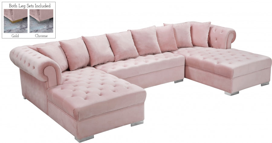 Presley 3pc. Velvet Sectional