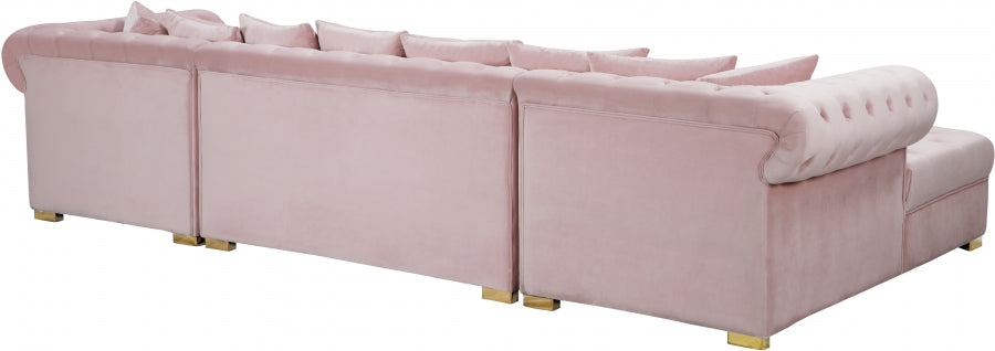Presley 3pc. Velvet Sectional