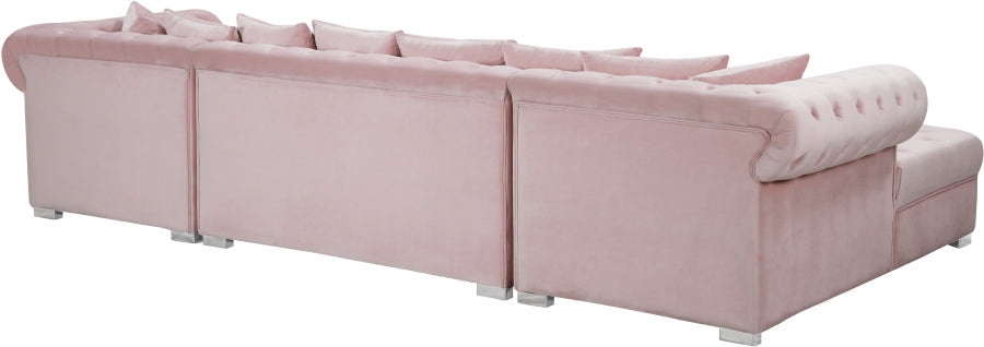 Presley 3pc. Velvet Sectional