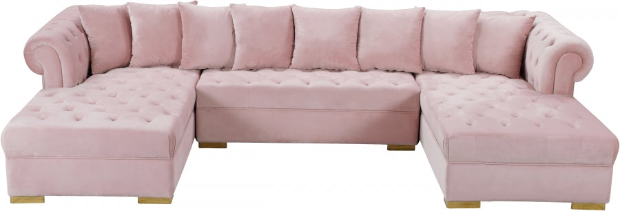 Presley 3pc. Velvet Sectional