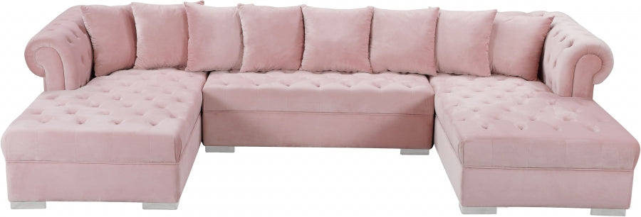 Presley 3pc. Velvet Sectional