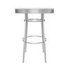 Theodore White Bar Table