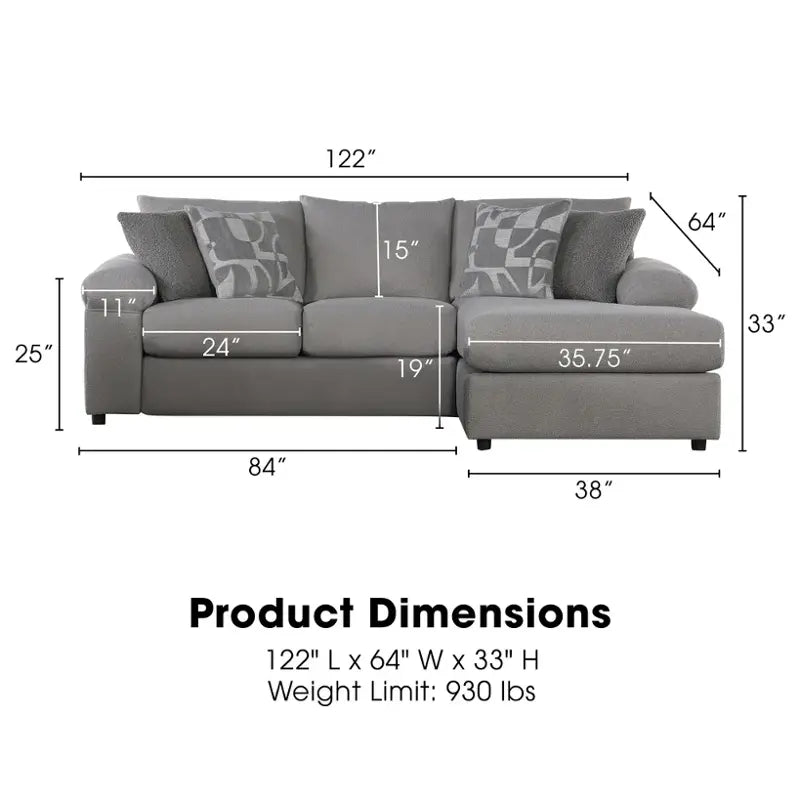 Remi 2 Piece Sectional - MyWaynesHome #