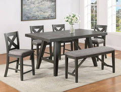 Rufus Gray Counter Height Table - MyWaynesHome #