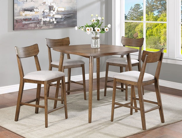 Weldon Brown Counter Height Table - MyWaynesHome #