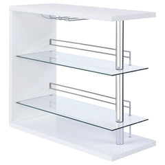 Prescott White Home Bar - MyWaynesHome #